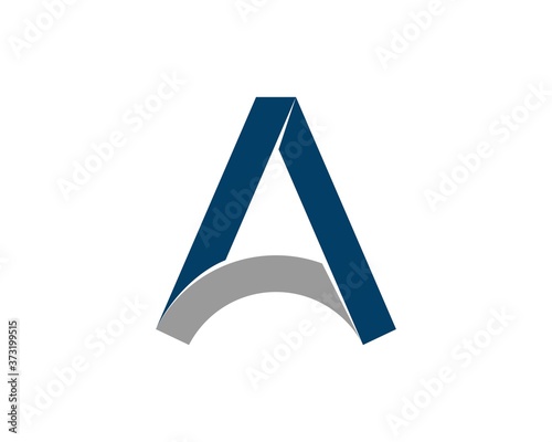Abstract triangle shape and A letter initial Free Download Abstract triangle shape and A letter initial - GFXLoad