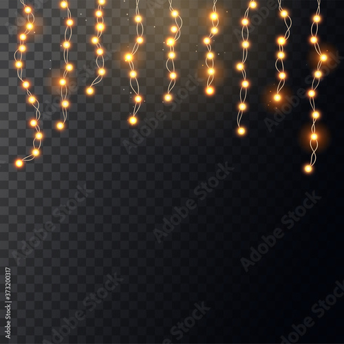 Christmas lights concept