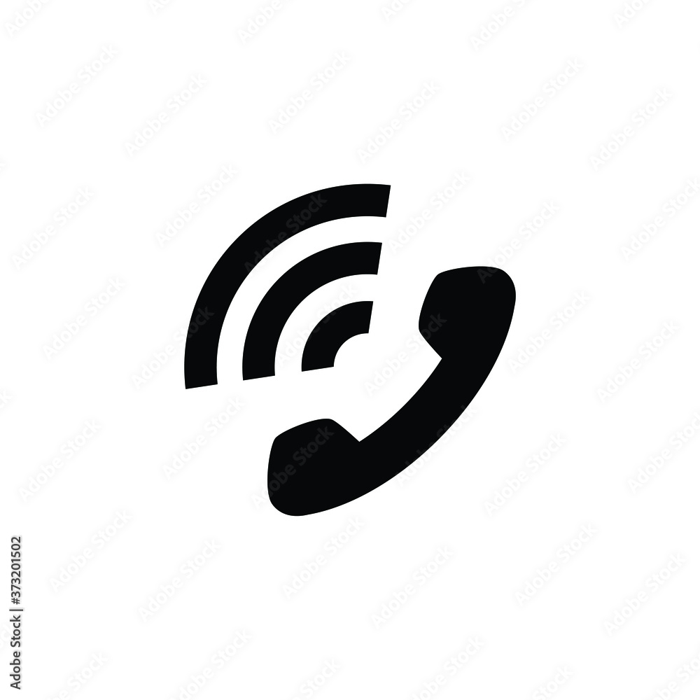 Phone icon isolated vector on white background, sign and symbol Phone icon isolated vector on white background, sign and symbol