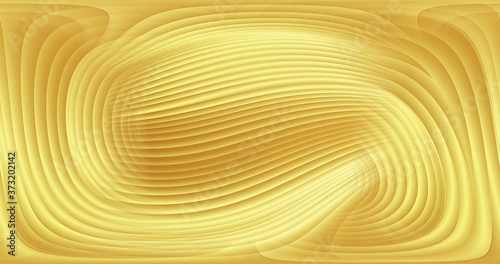 4k 3D animation of rows of colorful yellow stripes. Geometry pattern motion background. 3D - rendering
