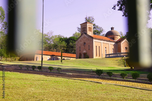 Small Town, city, country, nature, tropical, old buildings, flowers, churches, 