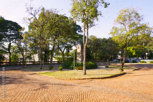 Small Town, city, country, nature, tropical, old buildings, flowers, churches, 