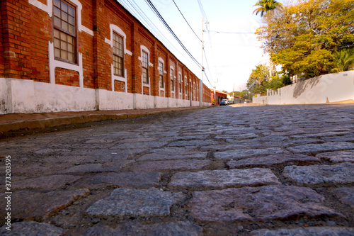 Small Town, city, country, nature, tropical, old buildings, flowers, churches, 
