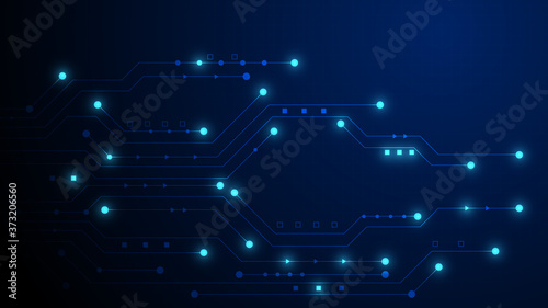 Wallpaper Mural hi-tech digital data connection system Torontodigital.ca