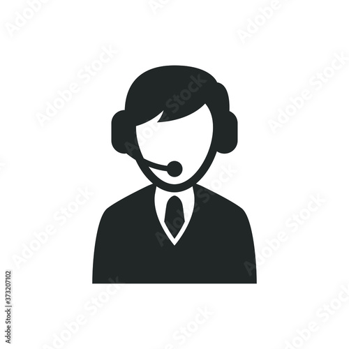 Customer service representative icon