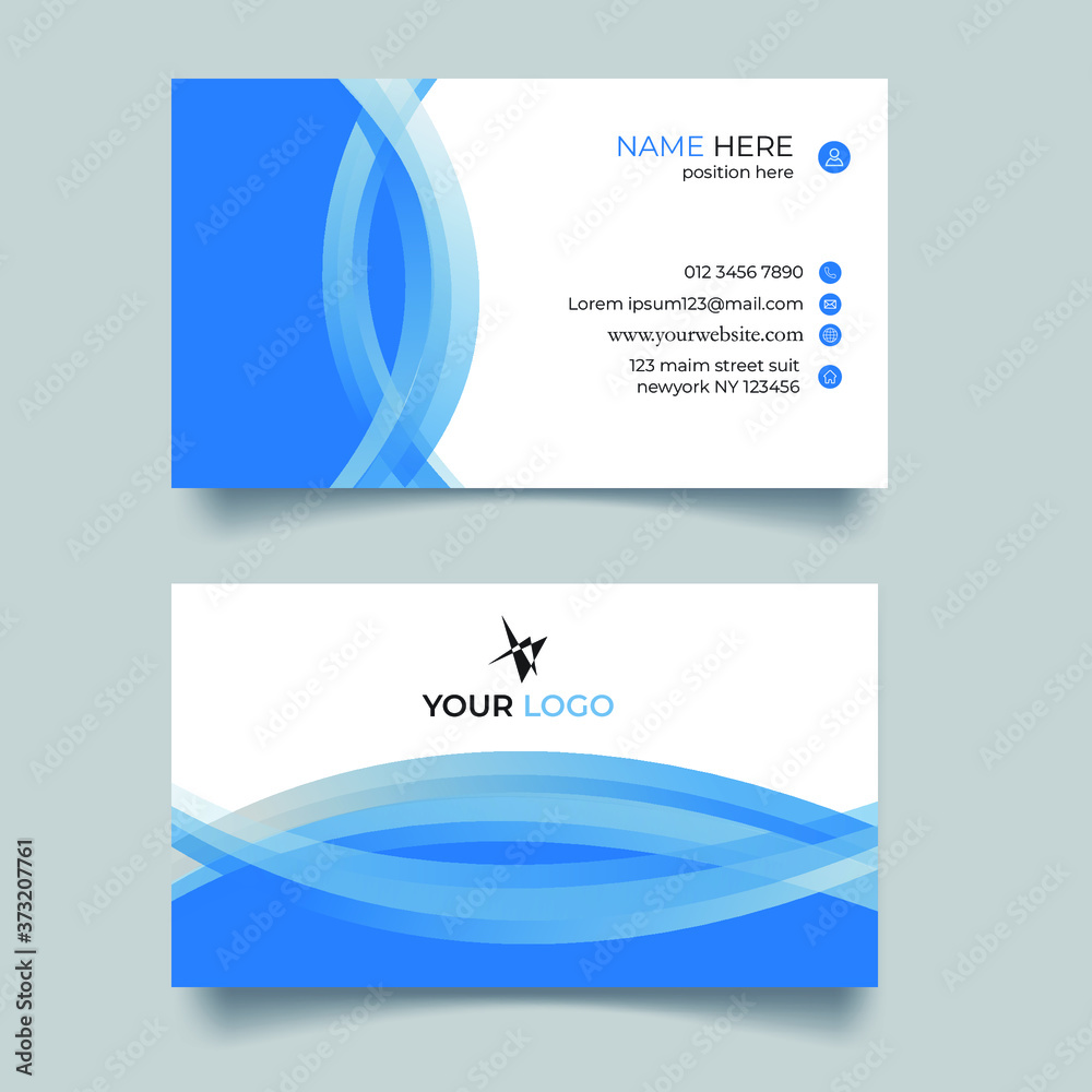 Fototapeta premium new and creative business card design