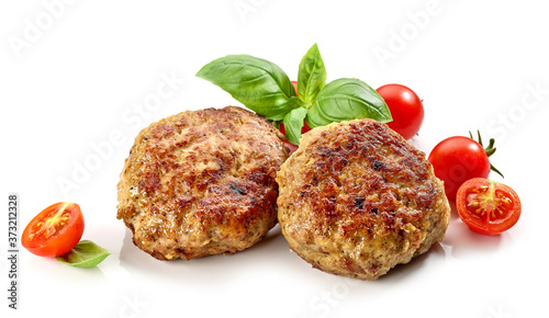 Obraz na płótnie freshly baked homemade cutlets