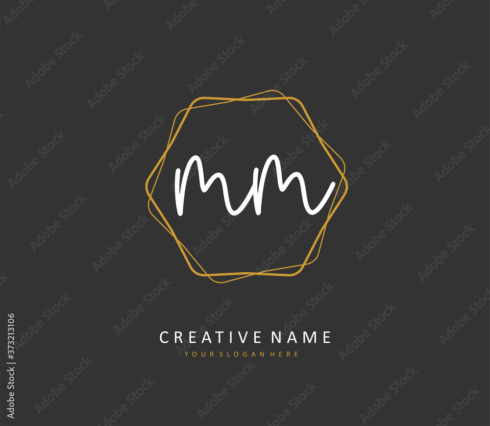 M MM Initial letter handwriting and signature logo. A concept handwriting initial logo with template element. M MM Initial letter handwriting and signature logo. A concept handwriting initial logo with template element.