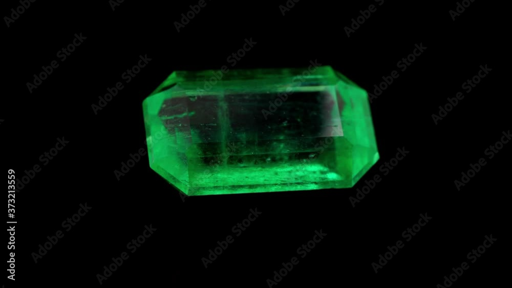 emerald and gemstone Beryl in black background emerald and gemstone Beryl in black background