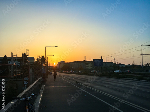 Sonnenaufgang   ber Berlin