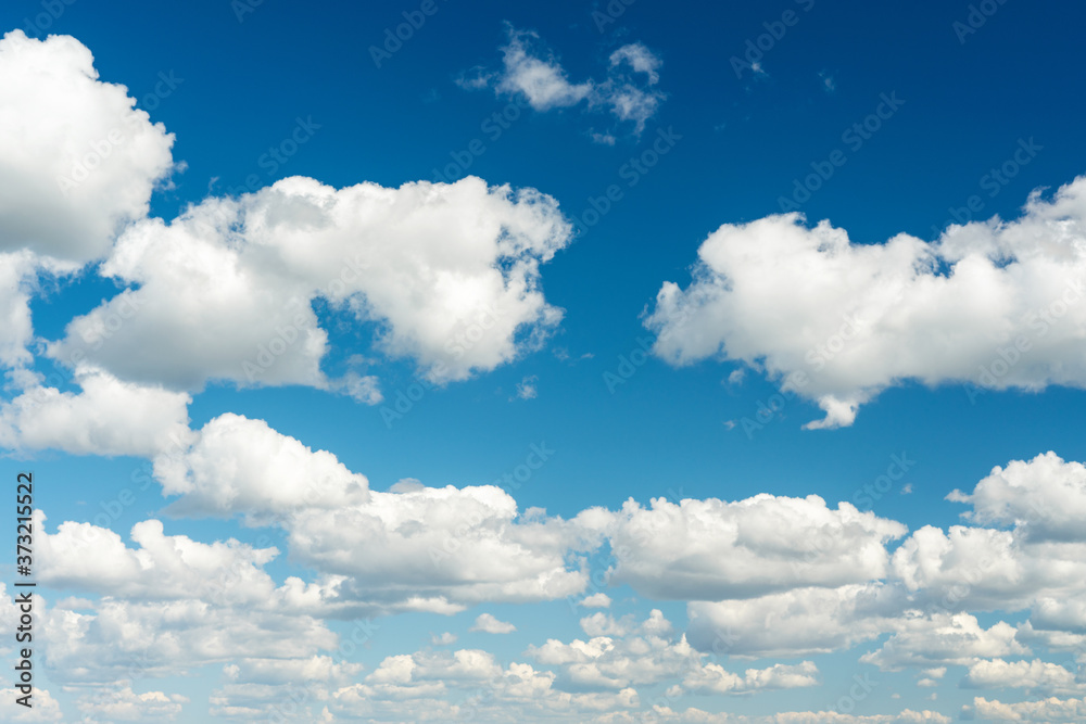 Beautiful clouds on a background of blue sky Beautiful clouds on a background of blue sky