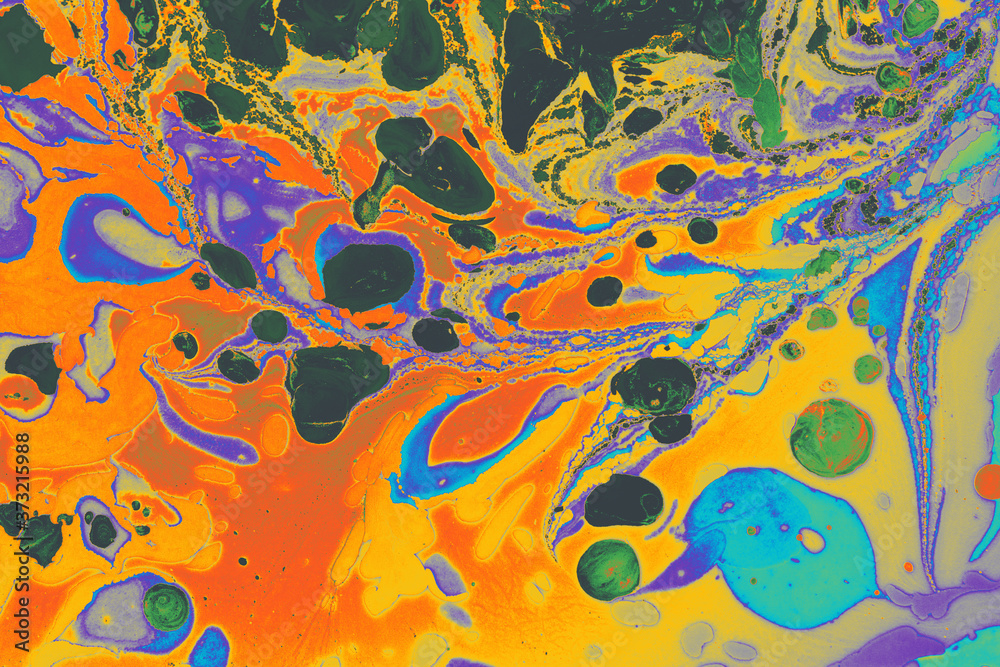 Abstract painting with a mixture of different colors- perfect for wallpapers