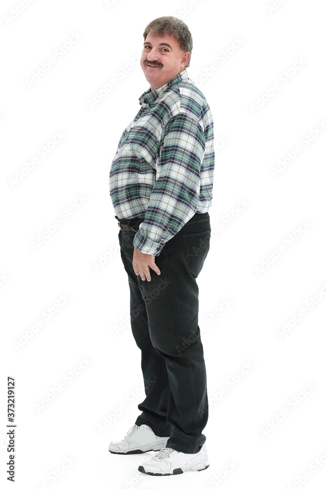 full-length man with a mustache full-length man with a mustache