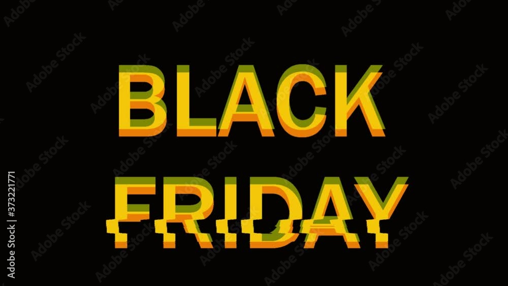 Black Friday text animation template Black Friday text animation template