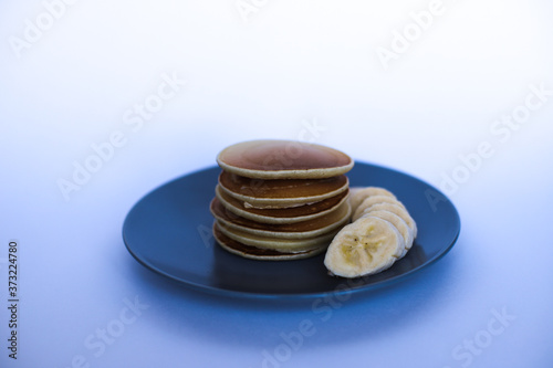 Beautiful breakfast on a white background