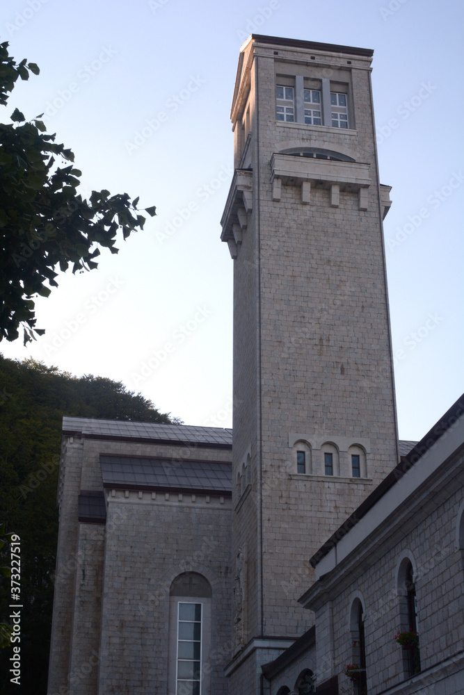 Obraz premium Santuario Di Montevergine,Mercogliano,Italia,Agosto 2020.