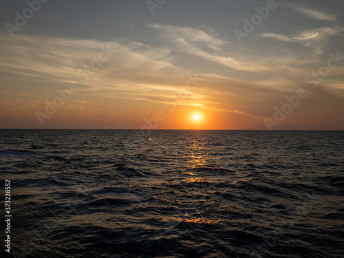 sunset in the sea © Александр Лунев