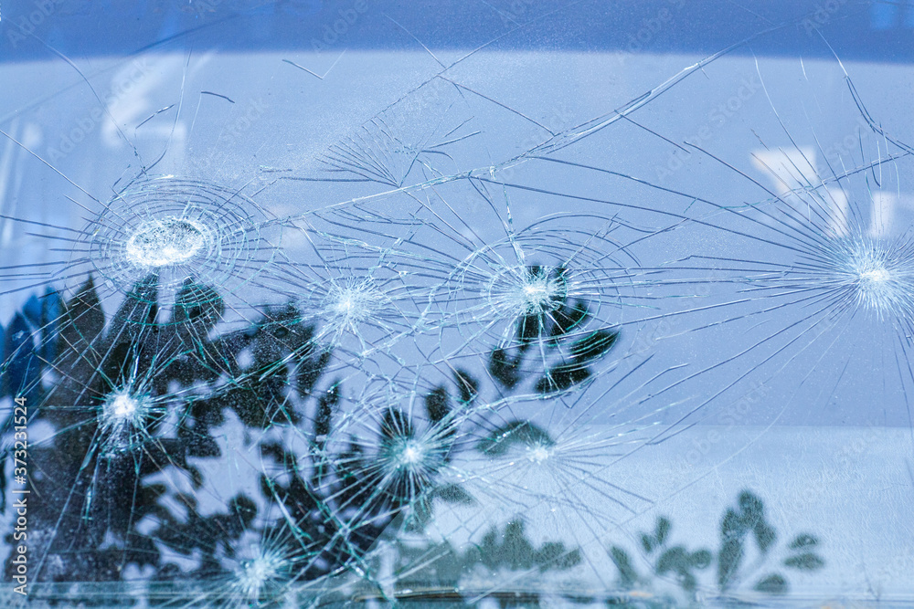 broken glass,background of cracked window