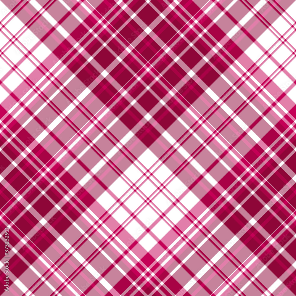 Creative plaid pattern in bright pink and white colors. 2