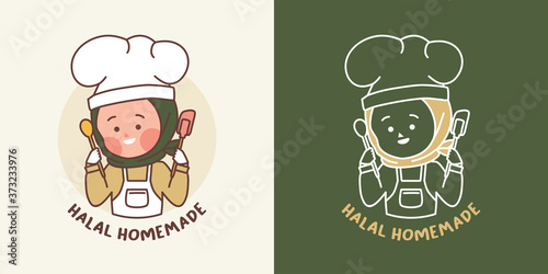 chef with menu