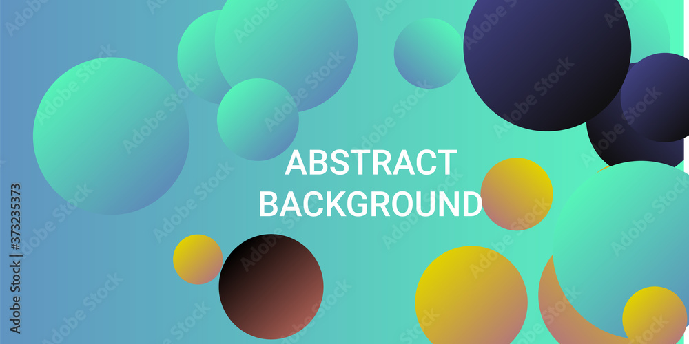 Trendy gradients of balls shapes. Trendy gradients of balls shapes.