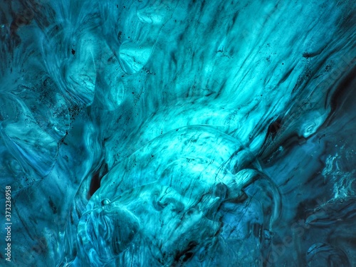 Blue crystal ice cave.in Iceland