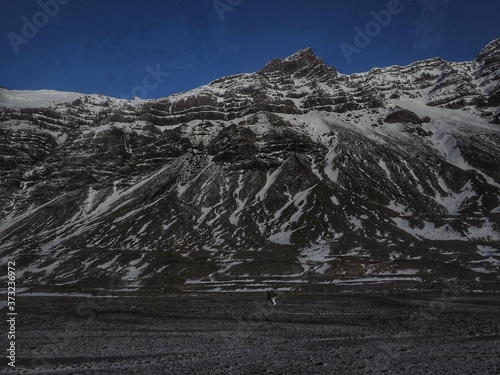 snow covered mountains in Iceland