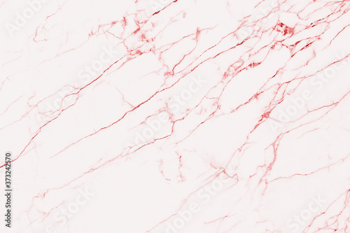 Abstract red and white marble texture for background.