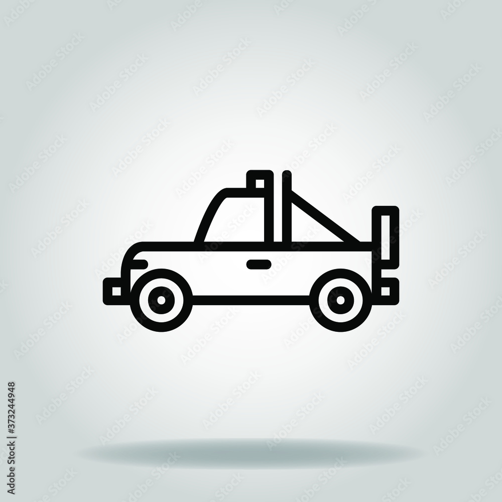 Logo or symbol of crossover icon with black line style
Logo or symbol of crossover icon with black line style