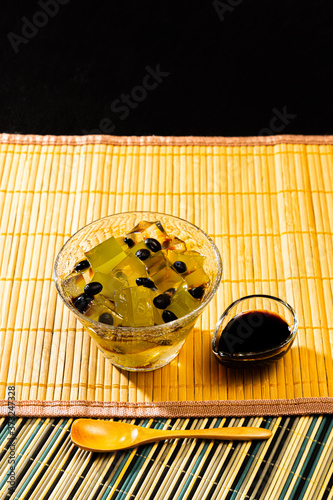 みつ豆　かんてん　　 Japanese style sweets or desserts photo