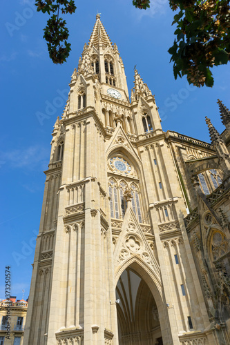 Buen Pastor Cathedral in the city of San Sebastian, Basque Country, Spain.