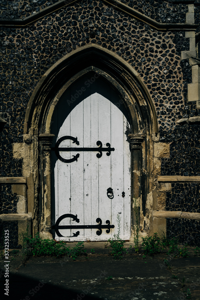 White Church Door