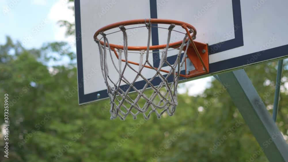 Successful hit throw in basketball game in 4k slow motion 60fps Successful hit throw in basketball game in 4k slow motion 60fps