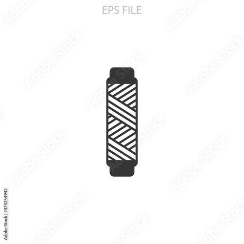 Thread reel, sewing, tailor icon. New trendy thread reel vector illustration symbol. EPS vector file
