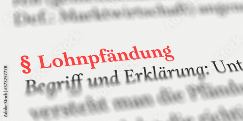 Canvastavla Lohnpfändung rechtlich erklärt