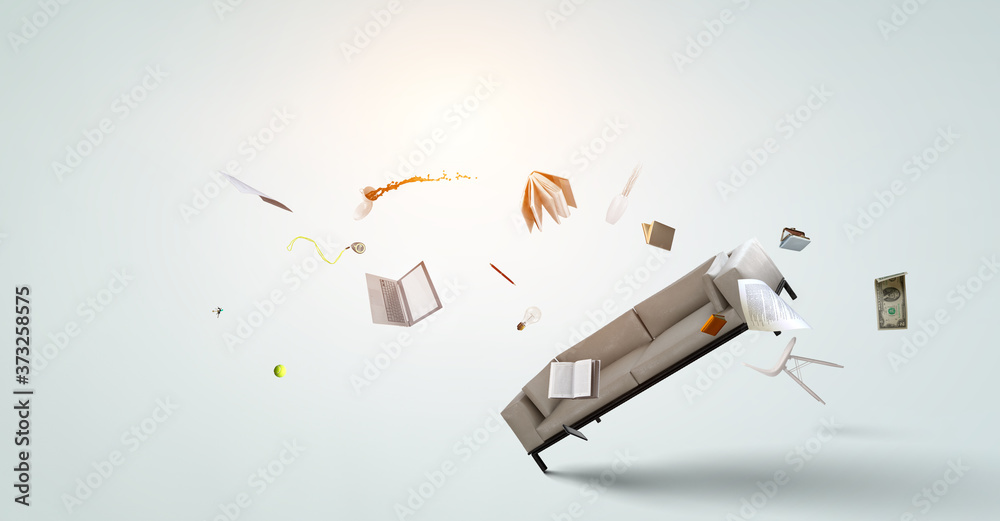 World of books concept . Mixed media World of books concept . Mixed media