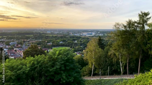 Hyperlapse on the Turmberg in Karlsruhe photo