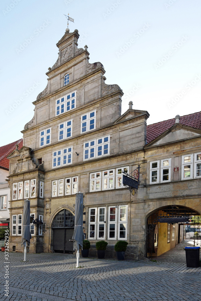 Obraz premium Hameln im Weserbergland Rattenkrug