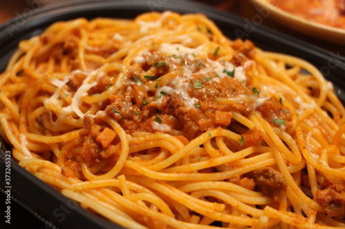 パスタ　テイクアウト  サイゼリア　ミートソーススパゲティ 出前 イタリアン