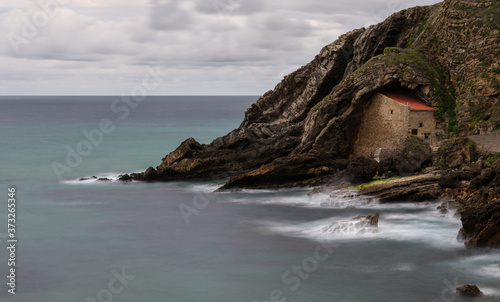 Santa Justa hermit on the Cantabria coast