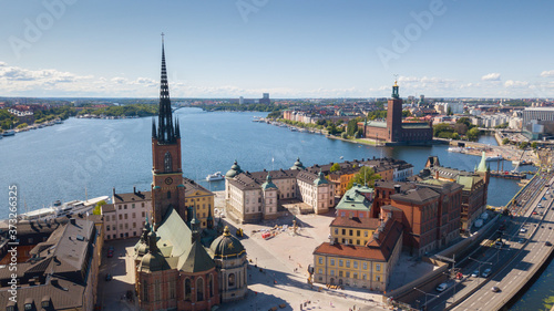 Canvas Print Sweden / Stockholm City / Stockholm Stad / Stockholm stadhuset / Stockholm City