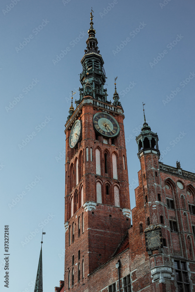 The old town of Gdansk in Poland