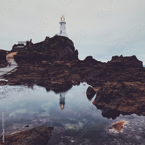 lighthouse on the rock
