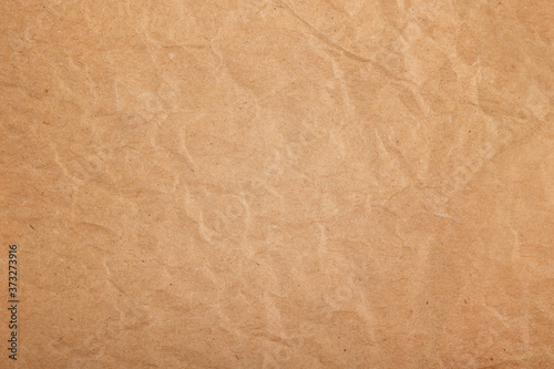 Crushed craft paper background texture