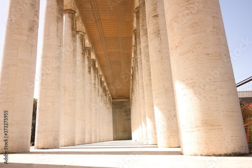 columns in the city