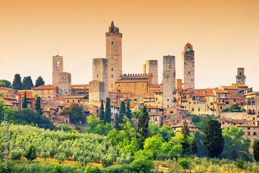 San Gimignano Medieval Village, Italy, Europe