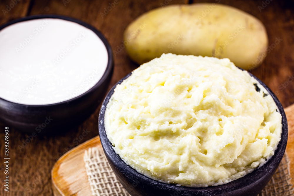 Brazilian potato cream, called Brazilian potato cream, called