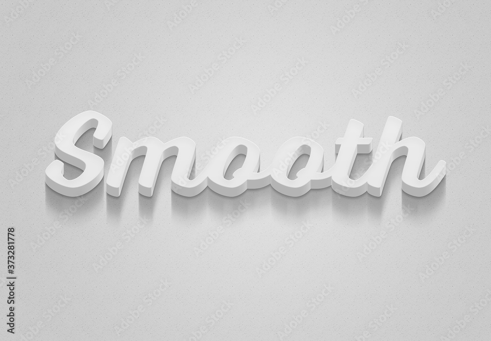 3D Text Effect with Shadow Mockup Stock Template | Adobe Stock