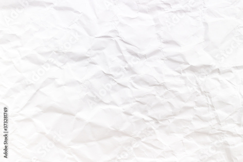 White wrinkled paper texture background for decorative design and natural background concept.
