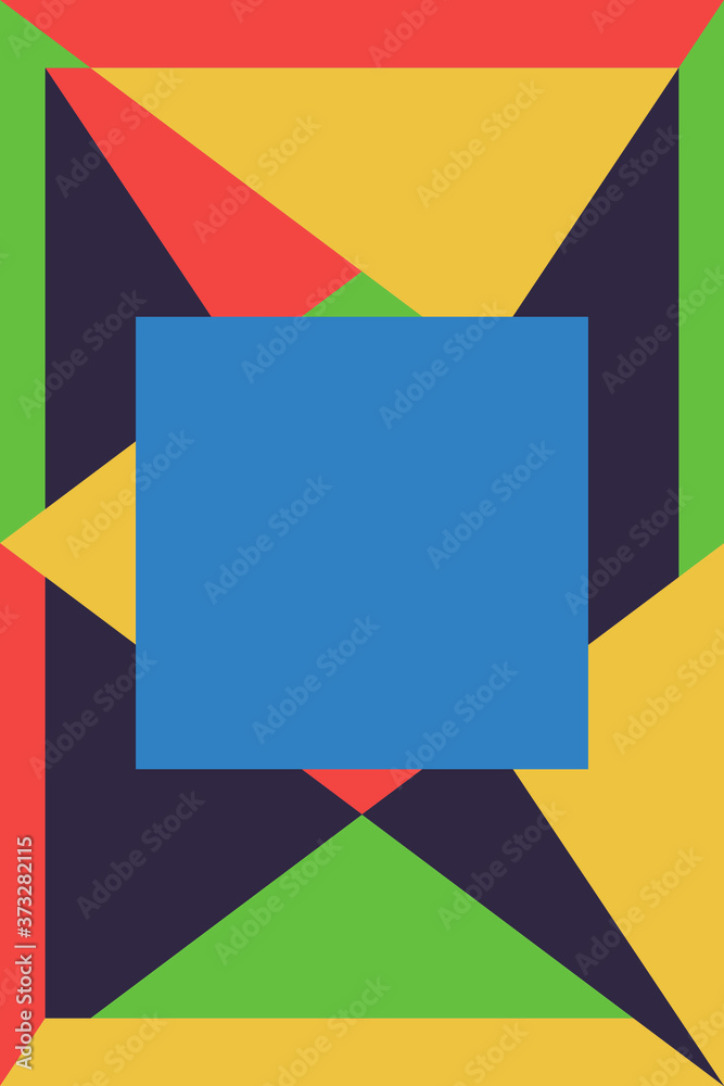Obraz premium Color geometric design, vector background.